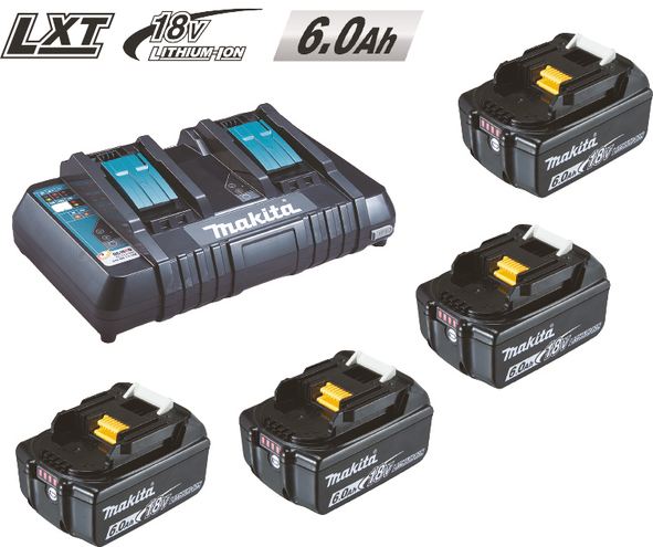 MAKITA ENERGYPACK 4 x 6.0 Ah bestehend aus: