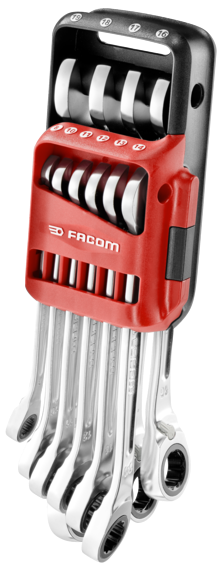 FACOM Gabel-Ringrätschenschlüsselsatz 10-teilig