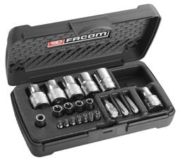 FACOM Steckschlüsselsatz TORX 1/4"+1/2"