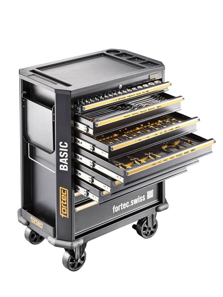 fortec Werkzeugwagen BASIC, 434-teilig