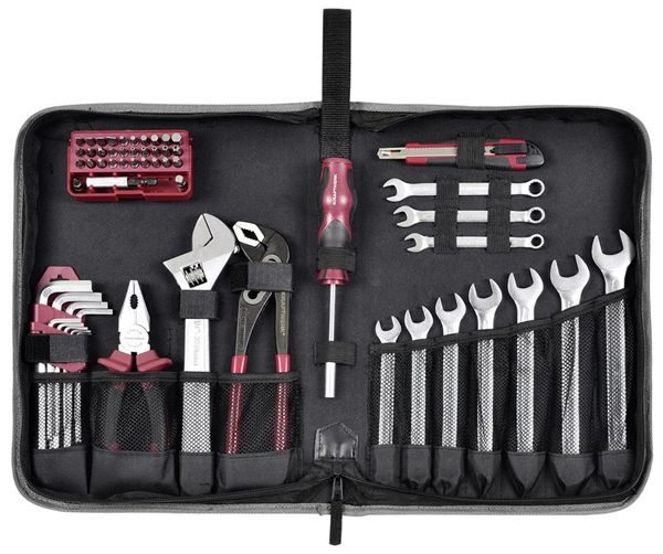 KRAFTWERK Werkzeugetui, 57-teilig