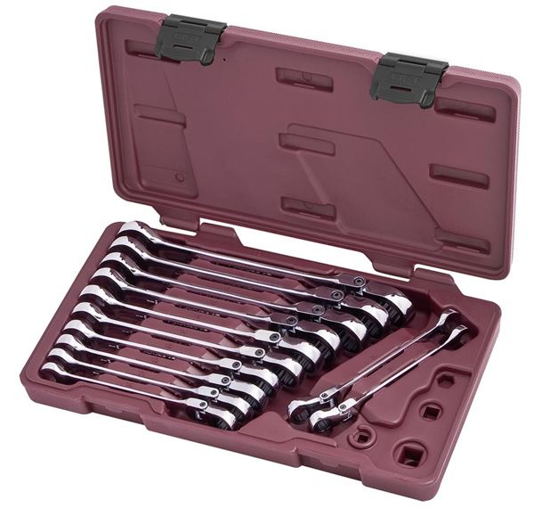 KRAFTWERK Gabel-Ringrätschenschlüssel-Satz