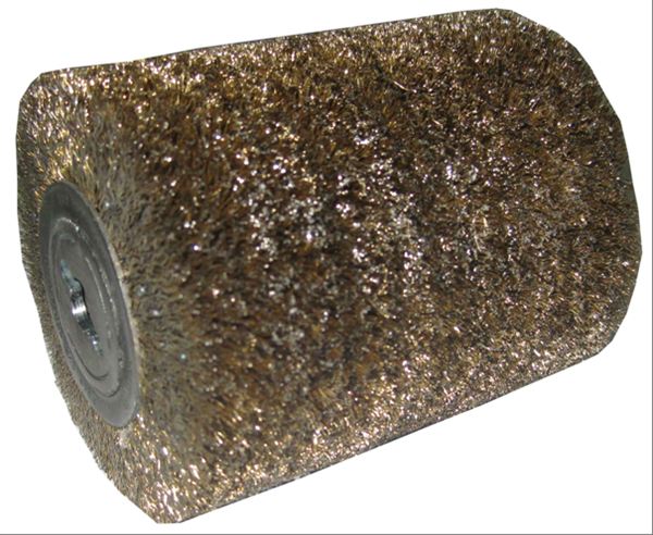 Stahldrahtbürste vermessingt Ø100mm