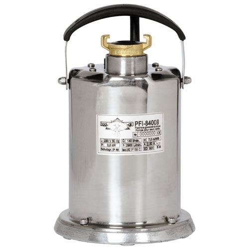 fortec Flachsaugwasserpumpe 230V