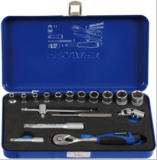 Projahn Steckschlüsselkoffer 3/8" - 17-teilig