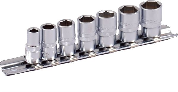 Projahn Steckschlüssel auf Metallschiene