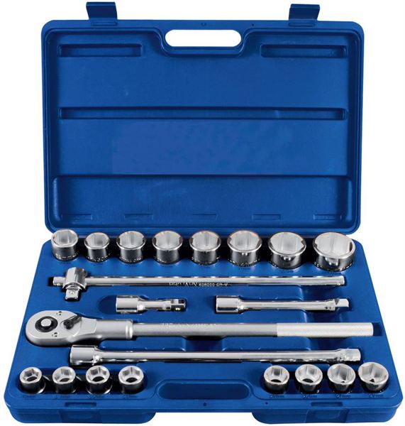 Projahn Steckschlüsselkoffer 3/4" - 21-teilig