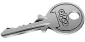 Schlüsselkopie mit Zackenprofil