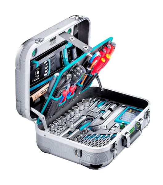 Technocraft Alu-Werkzeugkoffer "PRO CHROME 185" 