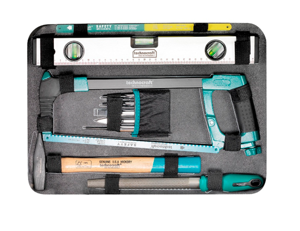 Technocraft Alu-Werkzeugkoffer "PRO CHROME 185" 