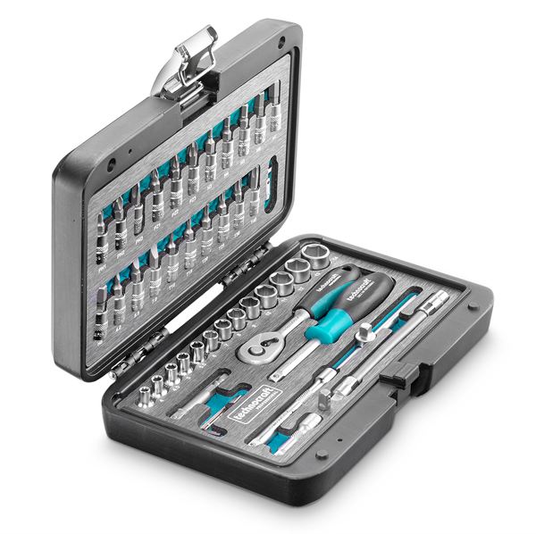 technocraft Steckschlüsselkoffer "Silverline"