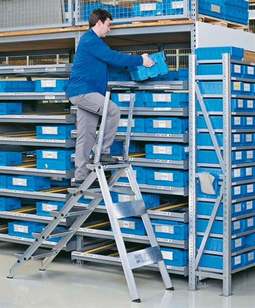 Zarges Sicherheitstreppe, klappbar